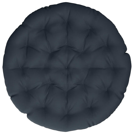 Papasan stolspude VIANEN 100% polyester Mørk blå Ø 130 x 12 cm