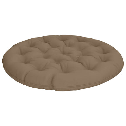 Papasan stolspude VIANEN 100% polyester Gråbrun Ø 120 x 12 cm