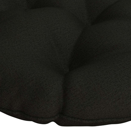 Papasan stolspude VIANEN 100% polyester Sort Ø 120 x 12 cm