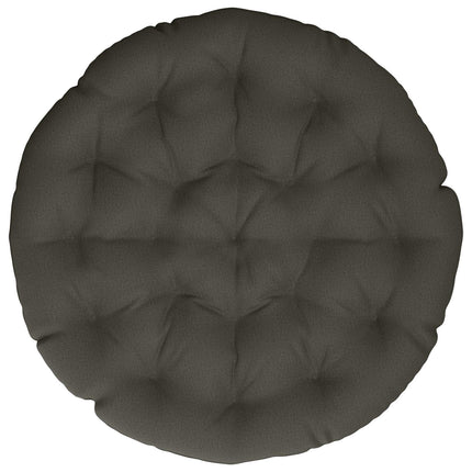 Papasan stolspude VIANEN 100% polyester Antracit Ø 120 x 12 cm