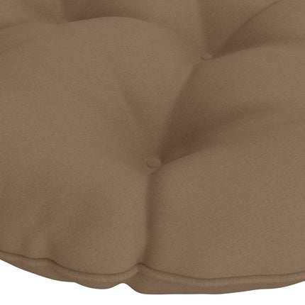 Papasan stolspude VIANEN 100% polyester Gråbrun Ø 100 x 12 cm