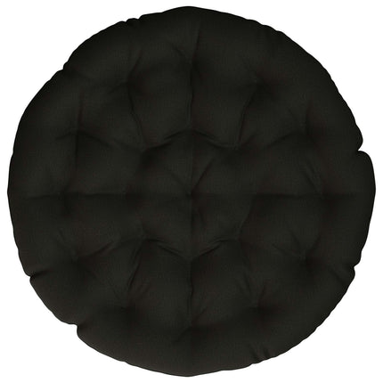 Papasan stolspude VIANEN 100% polyester Sort Ø 100 x 12 cm