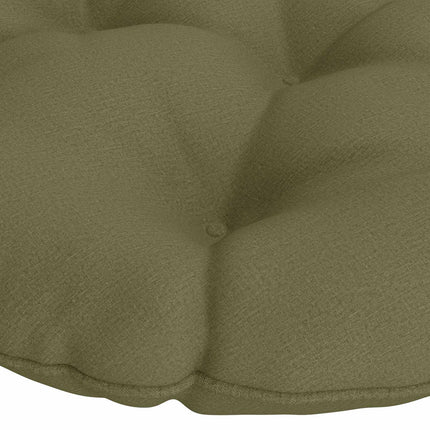 Hængestolspude VIANEN 100% polyester Olivengrøn Ø 80 x 12 cm