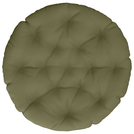 Hængestolspude VIANEN 100% polyester Olivengrøn Ø 80 x 12 cm