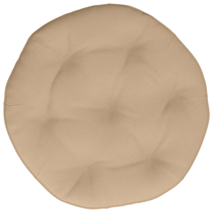 Hængestolspude VIANEN 100% polyester Sandfarvet Ø 60 x 10 cm