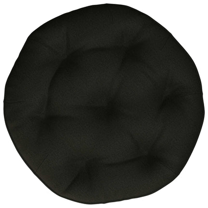 Hængestolspude VIANEN 100% polyester Sort Ø 50 x 10 cm
