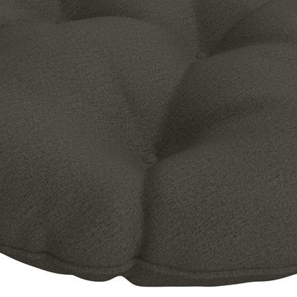 Hængestolspude VIANEN 100% polyester Antracit Ø 50 x 10 cm