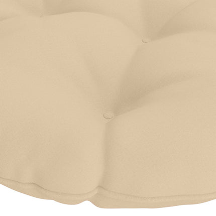 Hængestolspude VIANEN 100% polyester Cremefarvet Ø 50 x 10 cm