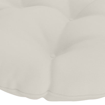 Hængestolspude VIANEN 100% polyester Hvid Ø 40 x 10 cm