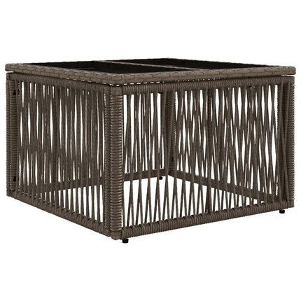 Havesofa Sæt 7 stk. Grå polyrattan
