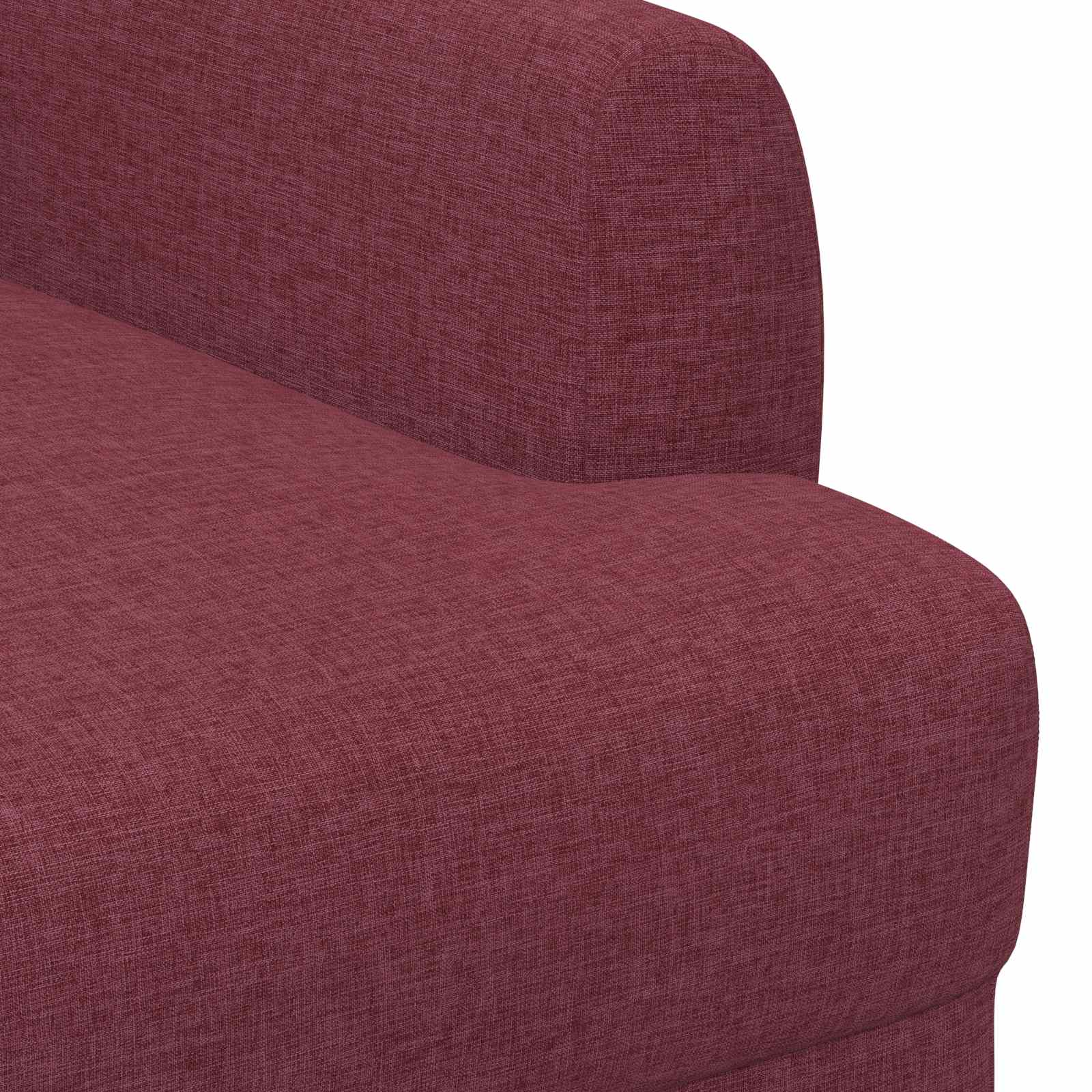 Lænestol med knap tufting Vinrød 116 x 67 x 80 cm Stof