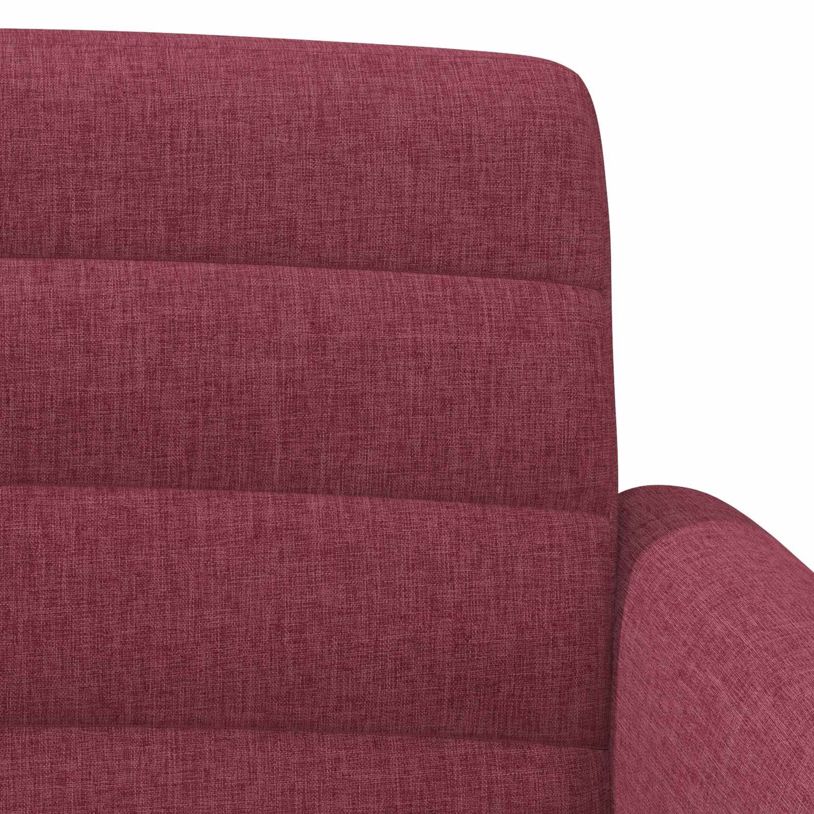 Lænestol med knap tufting Vinrød 116 x 67 x 80 cm Stof