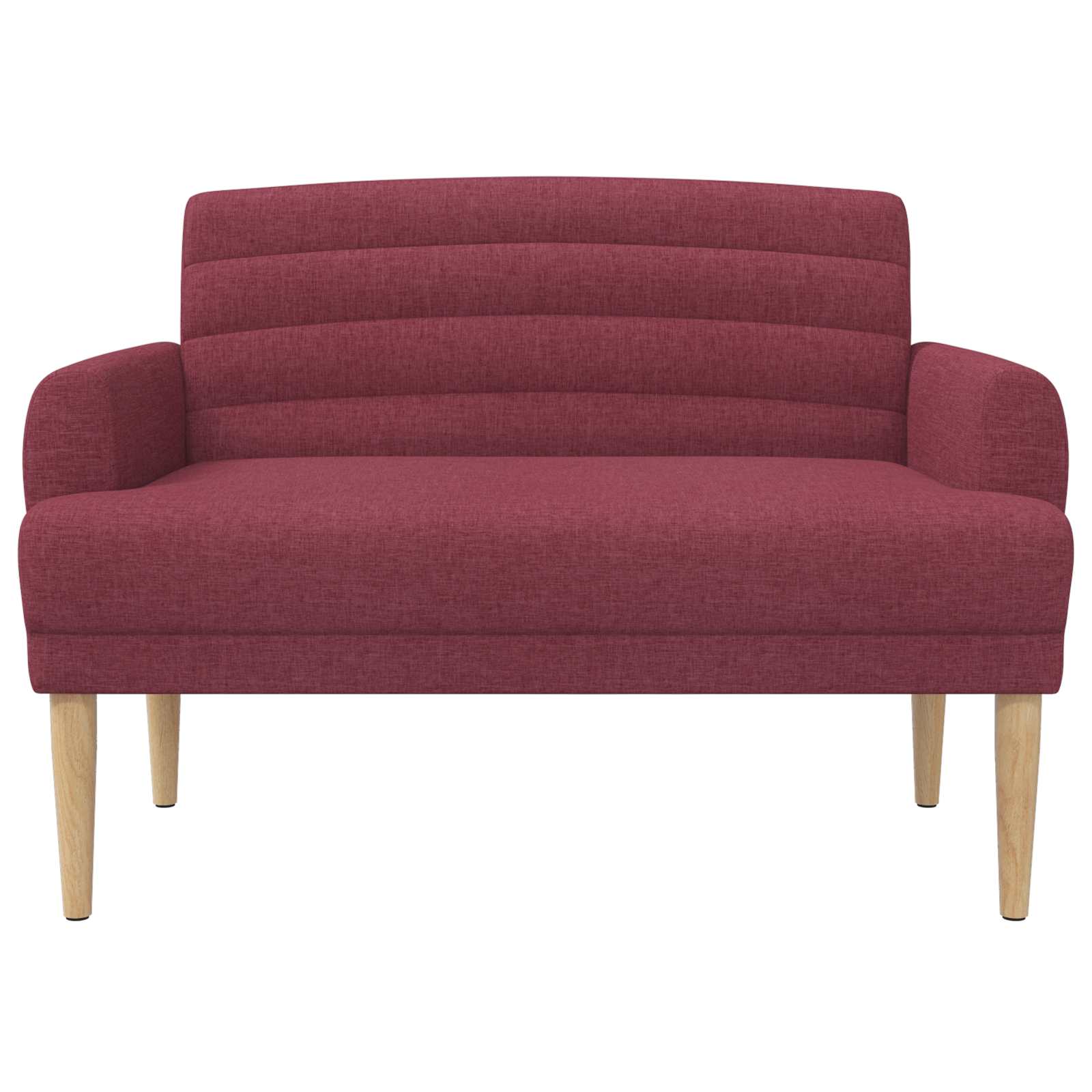 Lænestol med knap tufting Vinrød 116 x 67 x 80 cm Stof