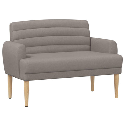 Lænestol med knap tufting Gråbrun 116 x 67 x 80 cm Stof