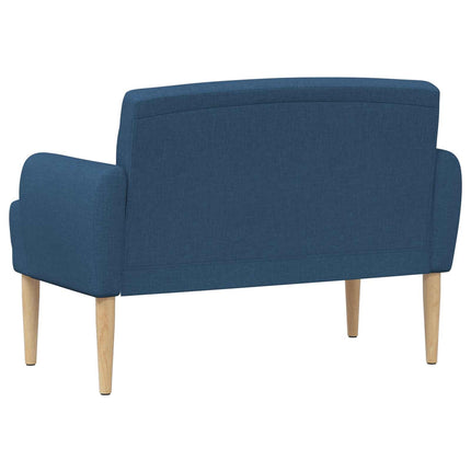 Lænestol med knap tufting Blå 116 x 67 x 80 cm Stof