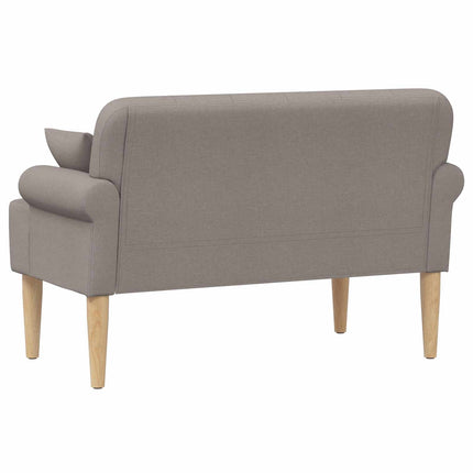 Lænestol med knap tufting Gråbrun 120 x 65 x 79 cm Stof
