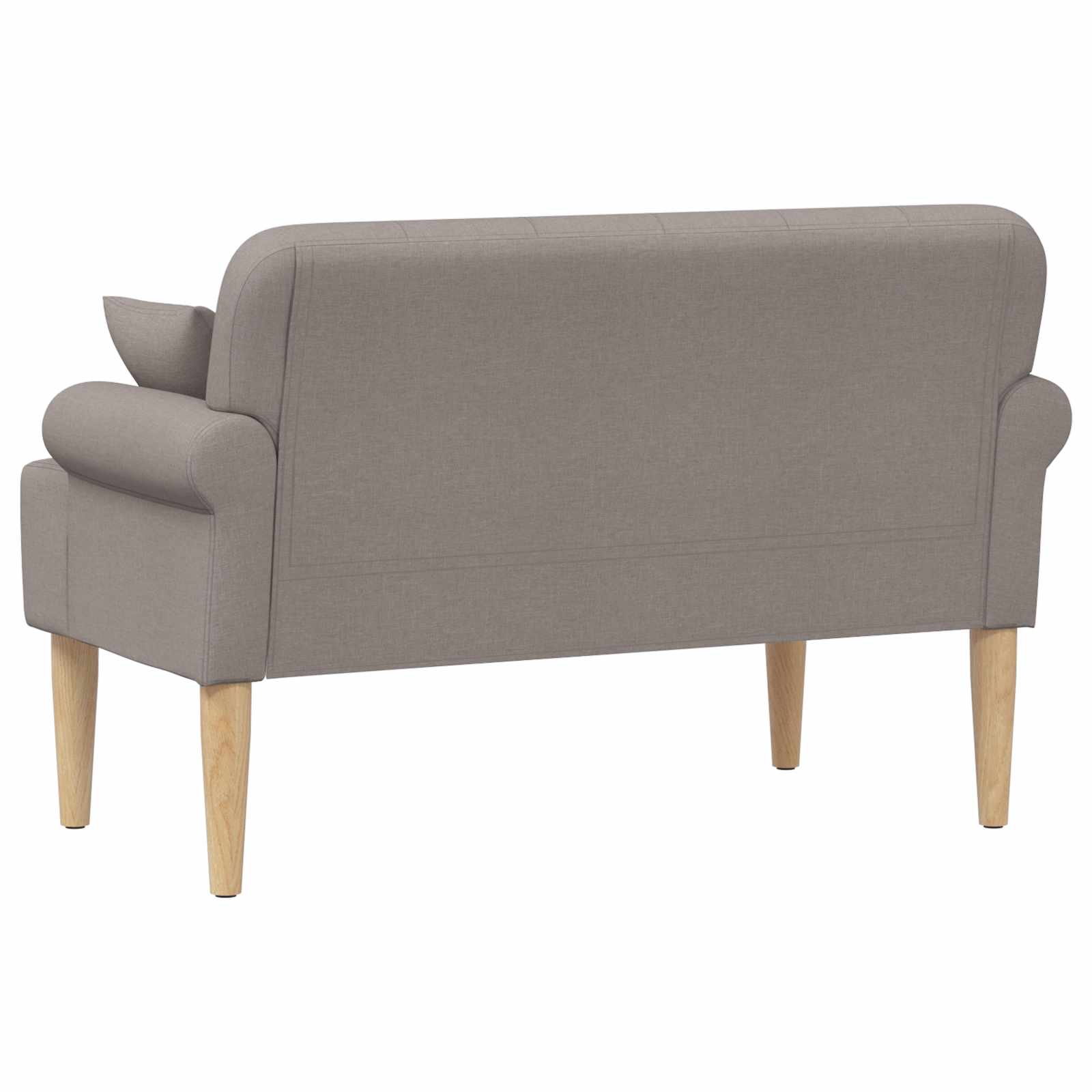 Lænestol med knap tufting Gråbrun 120 x 65 x 79 cm Stof