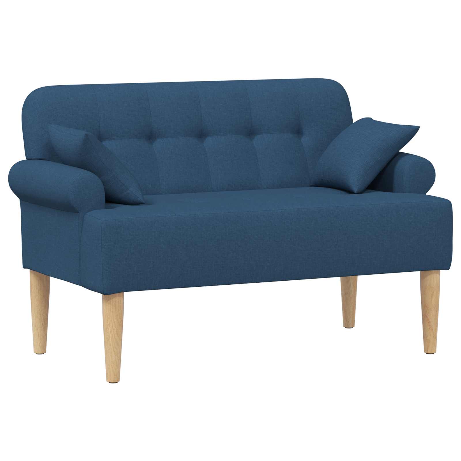 Lænestol med knap tufting Blå 120 x 65 x 79 cm Stof