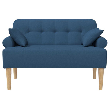 Lænestol med knap tufting Blå 120 x 65 x 79 cm Stof