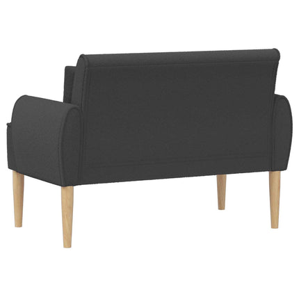 Lænestol med knap tufting Mørkegrå 117 x 67 x 77 cm Bouclé