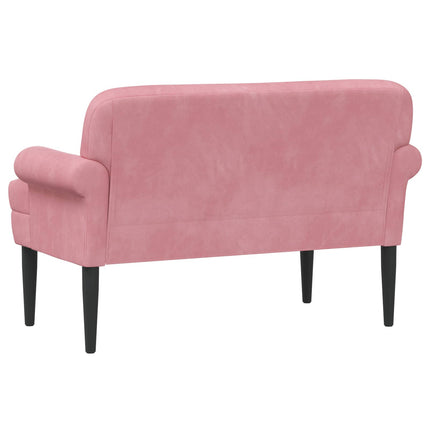 Lænestol med knap tufting Lyserød 120 x 66 x 78 cm Fløjl