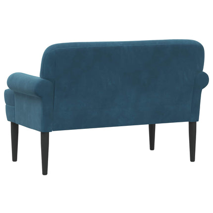 Lænestol med knap tufting Blå 120 x 66 x 78 cm Fløjl