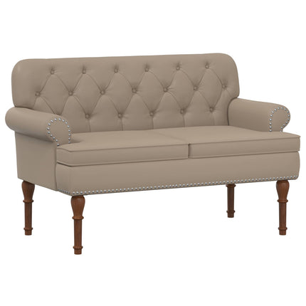 Lænestol med knap tufting Cappuccino 120 x 65 x 77 cm
