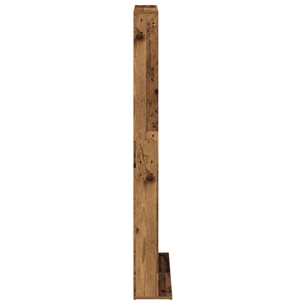 CD Skab 2 stk. Gammelt træ 33 x 23,5 x 175 cm Konstrueret træ