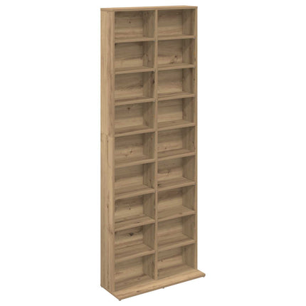 CD Skab Artisan-eg 65 x 23,5 x 175 cm Konstrueret træ