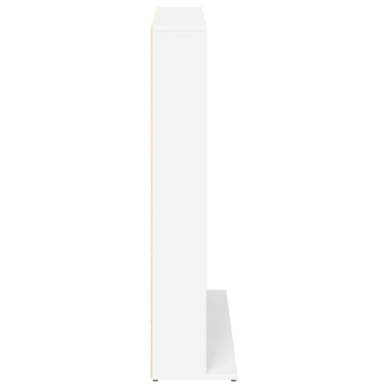 CD Skab Hvid 96 x 23,5 x 97,5 cm Konstrueret træ