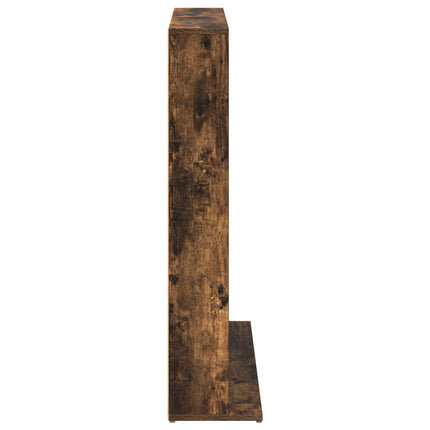 CD Skab Røget eg 96 x 23,5 x 97,5 cm Konstrueret træ