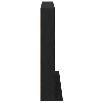 CD Skab 2 stk. Sort eg 65 x 23,5 x 97,5 cm Konstrueret træ