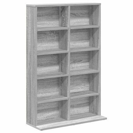 CD Skab Grå Sonoma 65 x 23,5 x 97,5 cm Konstrueret træ