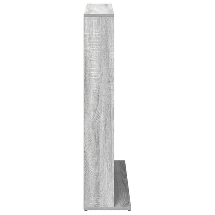 CD Skab Grå Sonoma 65 x 23,5 x 97,5 cm Konstrueret træ