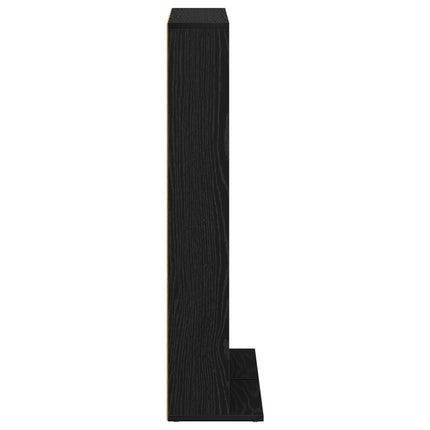 CD Skab 2 stk. Sort eg 33 x 23,5 x 97,5 cm Konstrueret træ