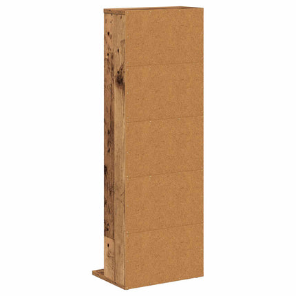 CD Skab Gammelt træ 33 x 23,5 x 97,5 cm Konstrueret træ