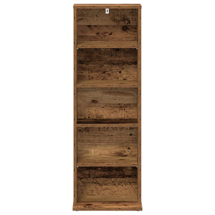 CD Skab Gammelt træ 33 x 23,5 x 97,5 cm Konstrueret træ