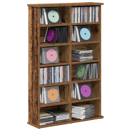 CD Skab Gammelt træ 60 x 17 x 92 cm Konstrueret træ
