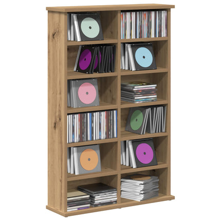 CD Skab Artisan-eg 60 x 17 x 92 cm Konstrueret træ