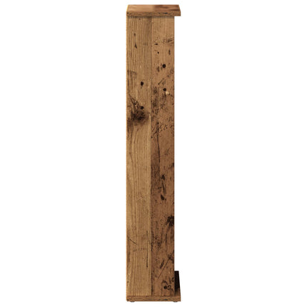CD Skab Egetræ 60 x 17 x 92 cm Konstrueret træ