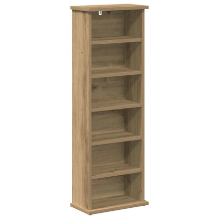 CD Skab 2 stk. Artisan-eg 60 x 17 x 92 cm Konstrueret træ
