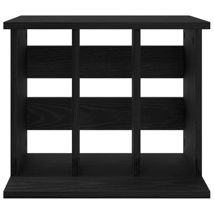 Opbevaring af vinylplader Sort eg 42 x 33 x 36 cm