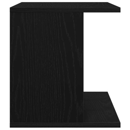 Opbevaring af vinylplader Sort eg 42 x 33 x 36 cm