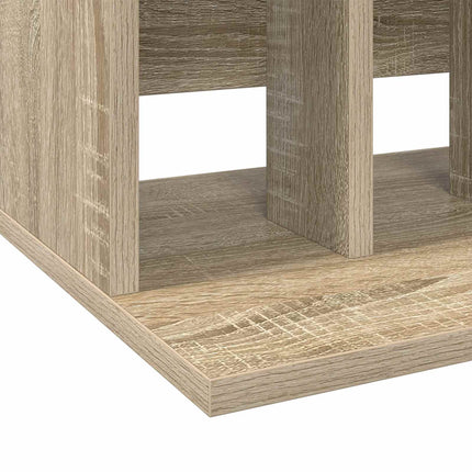 Opbevaring af vinylplader Sonoma-eg 42 x 33 x 36 cm