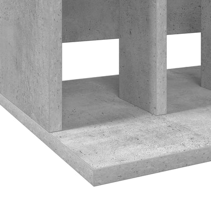 Opbevaring af vinylplader Betongrå 42 x 33 x 36 cm