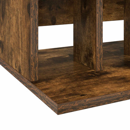 Opbevaring af vinylplader Røget eg 42 x 33 x 36 cm