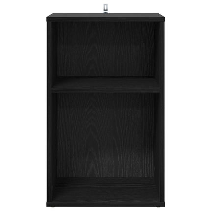 Pladeskab Sort eg 38 x 33 x 61 cm Konstrueret træ
