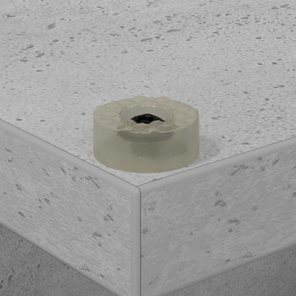Pladeskab Betongrå 38 x 33 x 61 cm Konstrueret træ