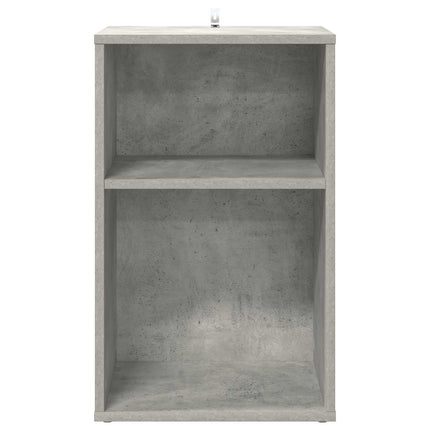 Pladeskab Betongrå 38 x 33 x 61 cm Konstrueret træ