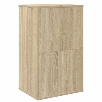 Pladeskab Sonoma-eg 44,5 x 36,5 x 74,5 cm Konstrueret træ